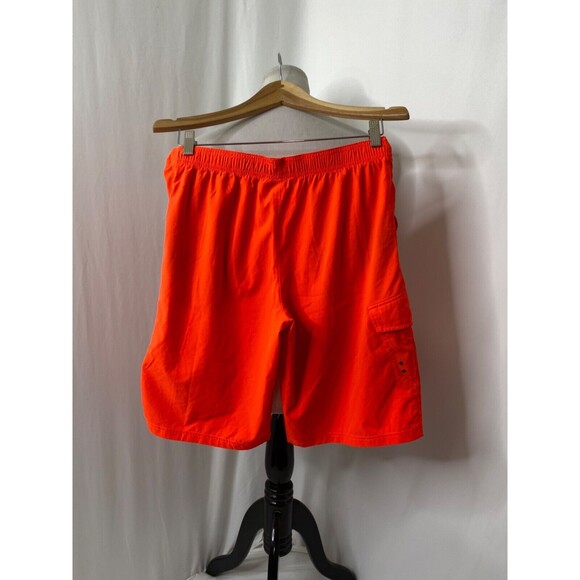 Boys XL Shorts Under Armour Orange Athletic Pockets Lightweight Cargo - Picture 5 of 10